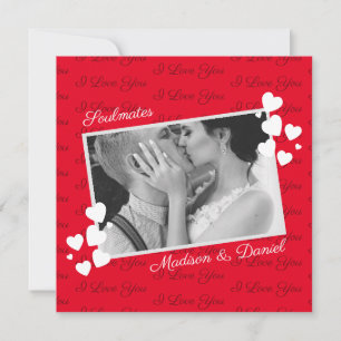 Seelenverwandte ich liebe dich personalisiertes Fo