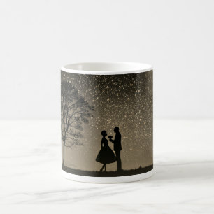 Seelenverwandte ich liebe euch Romantisches Vintag Kaffeetasse