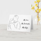 Seelenverwandte, Liebe Brief, Muttertag Karte (Gelbe Blume)