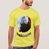 Seelenverwandte Wolf Design T-Shirt (Vorderseite)