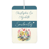 Seelenvögel Liebe immer blau Autolufterfrischer (Vorderseite)