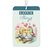 Seelenvögel Liebe immer blau Autolufterfrischer (Rückseite)