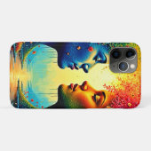 Seelenvolle Regenbogen-Verbindungsdesign Case-Mate iPhone Hülle (Rückseite (Horizontal))