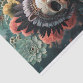 Seelenwärter, Mative American Goth Skull Seidenpapier (Ausschnitt)