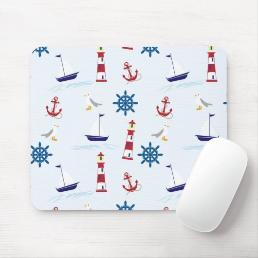 Seeleuchtturm-Hintergrund Mousepad (Mit Mouse)