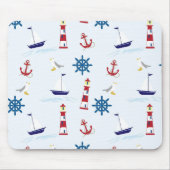 Seeleuchtturm-Hintergrund Mousepad (Vorne)