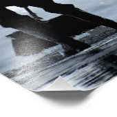 Seeleute fegen die Hangarbucht aus Fotodruck (Ecke)