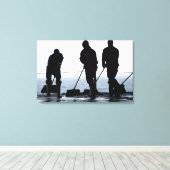 Seeleute fegen die Hangarbucht aus Leinwanddruck (Insitu (Holzboden))