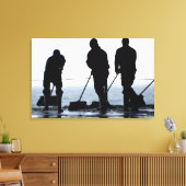 Seeleute fegen die Hangarbucht aus Leinwanddruck (Insitu (Wohnzimmer))