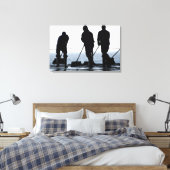 Seeleute fegen die Hangarbucht aus Leinwanddruck (Insitu (Schlafzimmer))