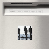 Seeleute fegen die Hangarbucht aus Magnet (In Situ (Geschirrspüler))