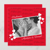 Seeleute I Liebe Sie Personalisiertes Foto Valenti (Vorne/Hinten)