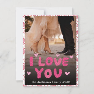Seeleute I Liebe Sie Personalisiertes Foto Valenti Feiertagskarte