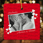 Seeleute ich Liebe Sie Personalisiertes Foto Roman Keramikornament