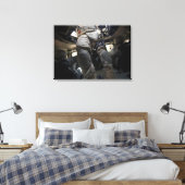 Seeleute lernen Verfahren für den Verband kennen Leinwanddruck (Insitu (Schlafzimmer))