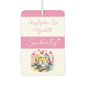 Seeleute Liebe immer rosa Autolufterfrischer (Vorderseite)