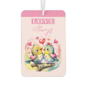 Seeleute Liebe immer rosa Autolufterfrischer (Rückseite)