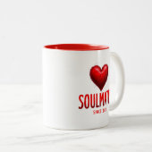 Seeleute seit 2020 Romantik Zweifarbige Tasse (VorderseiteRechts)