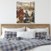 Seeleute und Ehefrauen (von John Lee) Leinwanddruck (Insitu (Schlafzimmer))