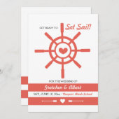 SeeLiebe-Save the Date Mitteilung Einladung (Vorne/Hinten)