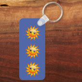 Seelliche Sonne Schlüsselger Schlüsselanhänger (Rückseite)