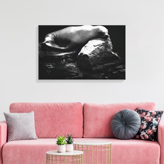 Seelöwe .1781 leinwanddruck (Insitu (Wohnzimmer))