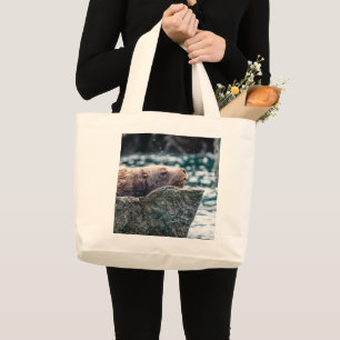 Seelöwe in der Auferstehungsbucht, Alaska Jumbo Stoffbeutel