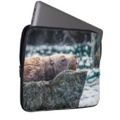 Seelöwe in der Auferstehungsbucht, Alaska Laptopschutzhülle (Vorne Rechts)