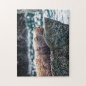 Seelöwe in der Auferstehungsbucht, Alaska Puzzle (Vertikal)