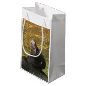 Seelöwe Kleine Geschenktüte (Rückseite Schrägansicht)