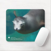 Seelöwe Smithsonian | Mousepad (Mit Mouse)
