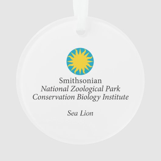 Seelöwe Smithsonian | Ornament (Rückseite)