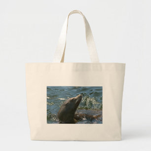 Seelöwen-Tasche Jumbo Stoffbeutel