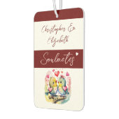 Seelöwen Vögel Liebe immer weinig Autolufterfrischer (Links)