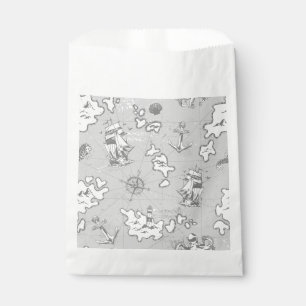 Seemann-Antik-Pirat-Karte Geschenktütchen