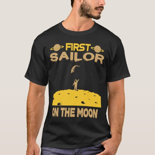 Seemann auf dem Mond T-Shirt (Vorderseite)