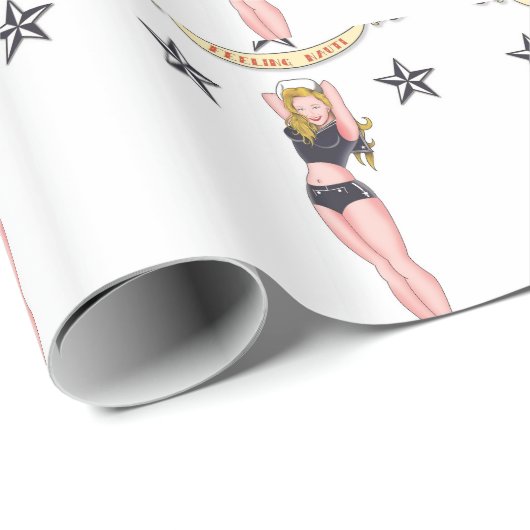 Seemann-Cherie Geschenkpapier (Rolleneckpunkt)