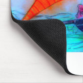 Seemann, der das Klüppchen nimmt Mousepad (Ecke)