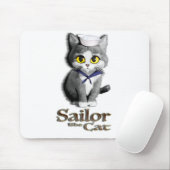 Seemann die Katzen-Mausunterlage Mousepad (Mit Mouse)