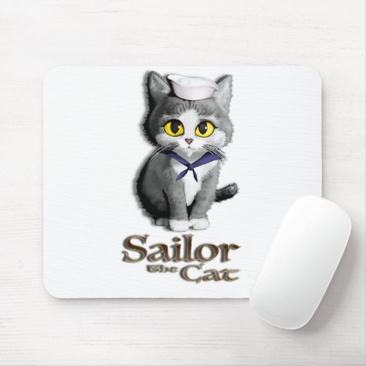 Seemann die Katzen-Mausunterlage Mousepad (Mit Mouse)
