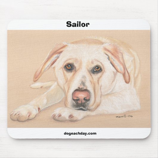 Seemann, dogeachday.com mousepad (Vorne)