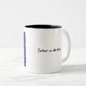 Seemann ins Herz Zweifarbige Tasse (VorderseiteRechts)