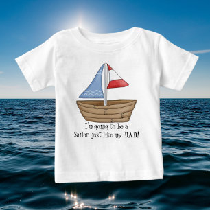 Seemann mögen gerade Vater-T - Shirt