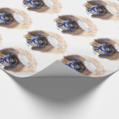 Seemann Pekingese Geschenkpapier (Ecke)