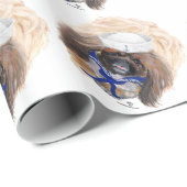 Seemann Pekingese Geschenkpapier (Rolleneckpunkt)