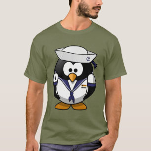 Seemann Pinguin mit Gay-Bär-Stolz-Motiven - T-Shir T-Shirt