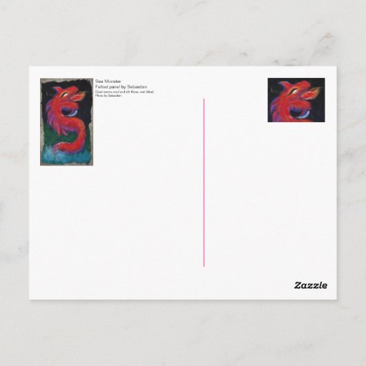 Seemann Postkarte (Rückseite)