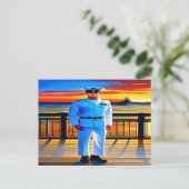 Seemann-Postkarte Postkarte (Stehend Vorderseite)