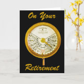 SEEMANN-RUHESTANDS-GRUSS-KARTE KARTE (Gelbe Blume)