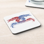 Seemänner mit Ihrem Wunschbild Getränkeuntersetzer (Linke Seite)